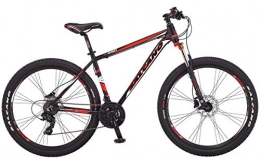 Ammaco Bike Ammaco. Salcano NG650 26" Wheel Mens Mountain Bike Front Suspension Bike Mechanical Disc Brakes 18" Frame Black / Red / White