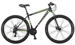 Ammaco Bike Ammaco. Salcano NG650 29" Wheel Mens Front Suspension Mountain Bike Hydraulic Disc Brakes 21" Alloy Frame Black / Green / White 21 Speed