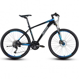AP.DISHU Mountain Bike AP.DISHU 27 Speed Double Disc Brake Road Bike Aluminum Alloy Mountain Bike Complete Hard Tail Mountain Bicycle Recommended for Rider's Height 150CM-170CM, Blue