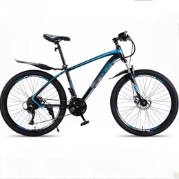 ASUMUI 26 Inch Mountain Bike Aluminum Alloy 24 Variable Speed Shock Absorption Off-road Travel City Commuter Car (blue a)