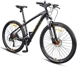 AYHa Bike AYHa 27.5 inch Mountain Bikes, Carbon Fiber Frame Dual-Suspension Mountain Bike, Disc Brakes All Terrain Unisex Mountain Bicycle