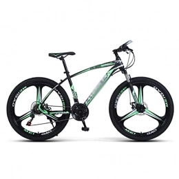 BaiHogi Mountain Bike BaiHogi Professional Racing Bike, Mountain Bicycle 26-Inch Wheels Bike for Adults and Students 21 / 24 / 27 Speed MTB with Double Disc Brake Suitable for Men and Women Cycling Enthusiasts / Green / 24 Speed