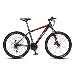 Bananaww Bike Bananaww 26-inch Mountain Bike, 24 Speed Mens Mountain Bicycle With High Carbon Steel Frame and Double Disc Brake, Front Suspension, Hardtail Mountain Bikes for Adults
