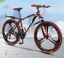 baozge Mountain Bike baozge 26 inch Mountain Bike Bicycle High Carbon Steel and Aluminum Alloy Frame Double Disc Brake PVC and All Aluminum Pedals B 24 Speed-21 speed_B
