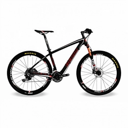 BEIOU Mountain Bike BEIOU 650B Mountain Bike 27.5-Inch 10.7kg T800 Carbon Fiber Ultralight Frame 30 Speed SHIMANO M610 DEORE MTB Matte 3K CB20 (Matte Black, 19-Inch)