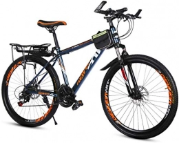 Bicycle 21 Speed Double Disc Brakes Speed Mountain Bike Adult Student Car Men and Women,Black-20 inches Bicicletas de carretera