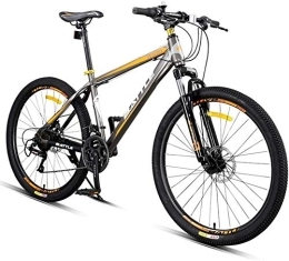 NOLOGO Mountain Bike Bicycle 24-Speed Mountain Bikes, 26 Inch Adult High-carbon Steel Frame Hardtail Bicycle, Men's All Terrain Mountain Bike, Anti-Slip Bikes, Green (Color : Orange)