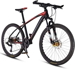 NOLOGO Bike Bicycle 26inch 27-Speed Mountain Bikes, Dual Disc Brake Hardtail Mountain Bike, Mens Women Adult All Terrain Mountain Bike, Adjustable Seat Handlebar (Color : Red)