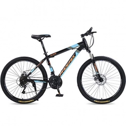 cuzona Bike Bicycle men's mountain bike off-road cycling variable speed light mountain bike women's-24 speed_24 speed (high) steel frame version black and blue_26 inches