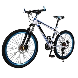  Bike Bicycle, Mountain bike with high carbon steel bold frame, 21 / 24 / 27 speed, 24 / 26 inch bike, White, 24 speed 26 inch