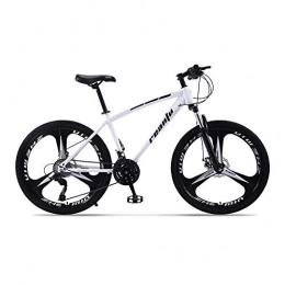 Yuxiaoo Bike Bike, 30 Speed All-Terrain Bicycle, 24 / 26" Mountain Bike, with Adjustable Seat and High-Carbon Steel Frame, for Adults, Anti-Slip, Double disc Brake / A / 159x93cm