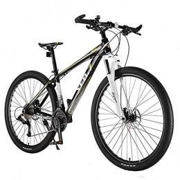 YZJL Mountain Bike Bike Mountain Bike 33 Speed Shift 29 Inches Male Off-road Student Cycling Youth Aluminum Alloy Hard Tail Bike Oil Disc Brake Mountain Bike (Color : Black yellow)
