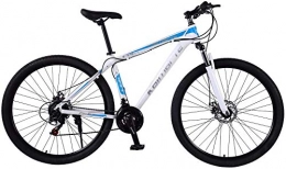 Bike Mountain Bike BIKE Mountain Bike, MTB Bicycle - 29 inch Men's, Alloy Hardtail Mountain Bike, Mountain Bicycle with Front Suspension Adjustable Seat, 21 / 24 / 27 Speed White-27Speed, White, 27Speed