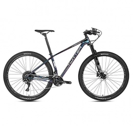 BIKERISK Mountain Bike BIKERISK Mountain Bike with Front Suspension, Featuring 15 / 17 / 19-Inch Carbon fiber Frame and 22 / 33-Speed Drivetrain with 27.5 / 29-Inch Wheels and Mechanical Disc Brakes, Black, 22speed, 29×17