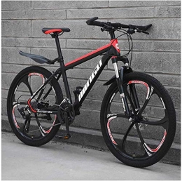 BUK Bike Bikes for Adults, Mountain bikes men 26 inch high-carbon steel hardtail mountain bike mountain bike with suspension front adjustable seat 21 speed-C_24 Inch 27 speed