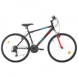 Bikesport ACTIVE MEN'S MOUNTAIN BIKE HARDTAIL 26 inch wheels Shimano 18 gears (Blue Red, S)