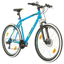 BIKE SPORT LIVE ACTIVE Bike Bikesport THUNDER Men's Mountain Bike Hardtail Mtb 27, 5 inch wheels Shimano 21 gears (Blue Matt, L)