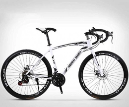 BXWT 26 Inch Men's Mountain Bikes,High-carbon Steel Hardtail Mountain Bike,Mountain Bicycle With Front Suspension Adjustable Seat,24 Speed, (Color : White)