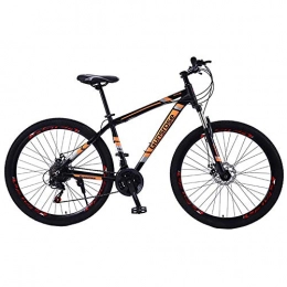Cacoffay Bike Cacoffay 29 Inch Aluminum Alloy Mountain Bikes Adult Children Mountain Trail Bike Full Suspension Frame Bicycles Variable Speed Off-road Shock Absorption Racing, Orange