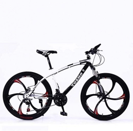 Ceiling Pendant Mountain Bike Ceiling Pendant Adult-bcycles BMX Bicycle, 26 Inch Mountain Bikes, High-Carbon Steel Soft Tail Bike, Double Disc Brake, Adult Student Variable Speed Bike (Color : White black, Size : 21 Speed)