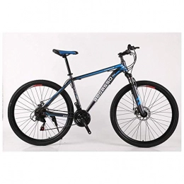 Chenbz Outdoor sports Mountain Bike 2130 Speeds Mens HardTail Mountain Bike 26" Tire And 17 Inch Frame Fork Suspension with Bicycle Dual Disc Brake (Color : Blue, Size : 24 Speed)