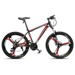 Chengke Yipin Bike Chengke Yipin Mountain bike bicycle Variable speed adult bicycle 24 inch 24 speed One wheel High carbon steel frame Student youth shock-absorbing mountain bike-red