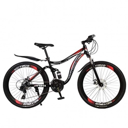 CHJ Bike CHJ 26 inch mountain bike, double disc brakes and double suspension bikes, men's off-road racing / women's city bikes, B
