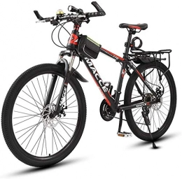 BUK Bike City Bicycle Bike, Trekking Bicycle Cross Trekking Bikes 26 'Aluminum Frame Bicycle Fork Suspension With Variable Speed Bicycle-26 inch / 24 speed_Black