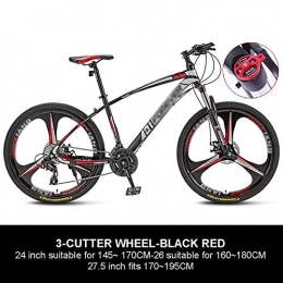 COKECO Mountain Bike COKECO Mountain Bike 21 Speed 26 inch Double Disc Brake Suspension Fork Rear Suspension Anti-Slip Bikes, 26in Folding Mountain Bike 21 Speed Bicycle Full Suspension MTB Bikes