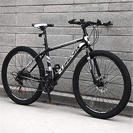 Clothes Mountain Bike Commuter City Road Bike Mountain Bike for Men Woman, High-Carbon Steel Frame Mountain Bike, Front Suspension Mountain Bicycle with Adjustable Saddle Unisex ( Color : B , Size : 26 inch 27 speed )