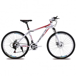 COSCANA Mountain Bike COSCANA Mens Mountain Bike, Front Suspension, 21-27 Speed, 26-Inch Wheels, 17-Inch High Carbon Steel Frame With Dual Disc Brake MTBRed-24 Speed