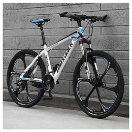 COSCANA Bike COSCANA Mountain Bike 26 Inch 21-30 Speed ​​Bicycle, MTB With Dual Disc Brakes, Front Suspension, Mountain Bikes for Adult and TeensBlue-30 Speed