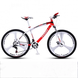 CPY-EX Mountain Bike CPY-EX 26Inch Mountain Bike, Variable Speed Shock Absorption, Off-Road Double Disc Brake for Young Bicycle Students, One Wheel (21 / 24 / 27 Speed), A1, 24