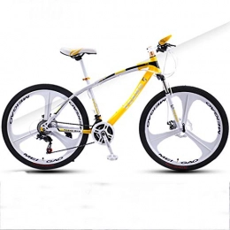 CPY-EX Mountain Bike CPY-EX 26Inch Mountain Bike, Variable Speed Shock Absorption, Off-Road Double Disc Brake for Young Bicycle Students, One Wheel (21 / 24 / 27 Speed), B1, 21