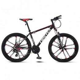 CPY-EX Mountain Bike CPY-EX Adult 26 Inch Mountain Bike, Beach Snowmobile Bicycle, Double Disc Brake Bicycles, Magnesium Alloy Wheels, Man Woman General Purpose(21 / 24 / 27 / 30 Speed), A3, 21
