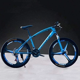 CSS Bike CSS 26 inch Mountain Bikes, High-Carbon Steel Hard Tail Bicycle, Lightweight Bicycle with Adjustable Seat, Double Disc Brake, Spring Fork, I, 24 Speed 6-20
