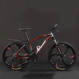 CSS Bike CSS Bicycle, 26 inch 21 / 24 / 27 / 30 Speed Mountain Bikes, Hard Tail Mountain Bicycle, Lightweight Bicycle with Adjustable Seat, Double Disc Brake 6-24, 24 Speed