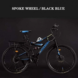 CSS Mountain Bike CSS Mountain Bike, 26-Inch, 21 / 24 / 27-Speed Variable Speed Double Shock Absorption Double Disc Brakes Off-Road Adult Riding Outside Sports Travel 5-27, 21