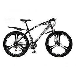 CXY-JOEL Mountain Bike CXY-JOEL Mountain Bike Bicycle for Adult High-Carbon Steel Frame All Terrain Hardtail Mountain Bikes-Black_26 inch 24 Speed