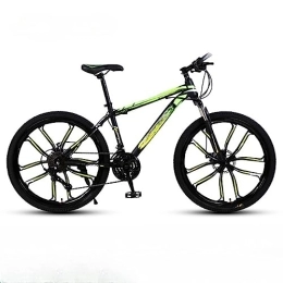DADHI  DADHI 26-inch Outdoor Mountain Bike, Shock-absorbing Bicycle, High Carbon Steel Frame, for Men Women, Load-bearing 120kg (cyan 21 speeds)
