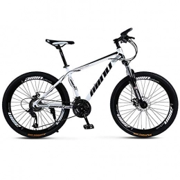 DDFGG Mountain Bike DDFGG 26 inch 21 speed mountain bike, outdoor riding, daily work, students going to school, suitable for people 1.5m to 1.85m tallwhite