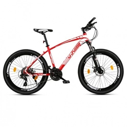 DGAGD Mountain Bike DGAGD 24 inch mountain bike male and female adult super light racing light bicycle spoke wheel-red_27 speed