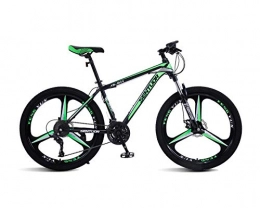 DGAGD Mountain Bike DGAGD 24 inch mountain bike variable speed light bicycle tri-cutter wheel-dark green_21 speed