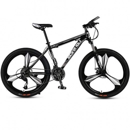 DGAGD Mountain Bike DGAGD 26 inch mountain bike adult variable speed dual disc brake aluminum alloy bicycle tri-cutter-black_24 speed