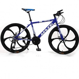 DGAGD Mountain Bike DGAGD 26 inch mountain bike adult variable speed six-wheel bicycle-blue_21 speed