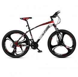 DGAGD Mountain Bike DGAGD 26 inch mountain bike male and female adult super light bicycle spoke three-knife wheel No. 2-Black red_30 speed