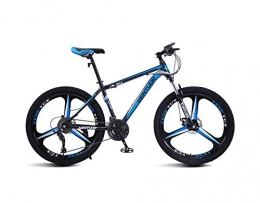 DGAGD Mountain Bike DGAGD 26 inch mountain bike variable speed light bicycle tri-cutter wheel-Black blue_21 speed