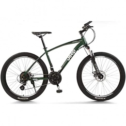 DGHJK Bike DGHJK Mountain Bikes, Unisex 24 Speed Shock Dual Disc Brakes Adult Bicycle, Road Bicycles Fat Tire Aluminum Frame