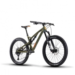 Diamondback Bike Diamondback Unisex's Release 4C Full Suspension Mountain Bike, Green, 17" / M