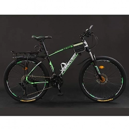 XIGE Mountain Bike Double Disc Brakes Bicycle / Aluminum Adult Mountain Bike / Spokes Knife Tires Bicycle Dual Disc Brake Aluminum Frame Men / women Mountain Off-road Bike-black-27speed_26inches